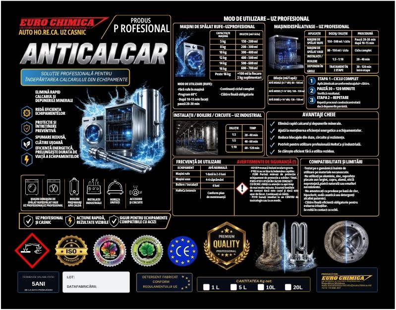 ANTICALCAR-ECHIPAMENTE HO.RE.CA. 10KG